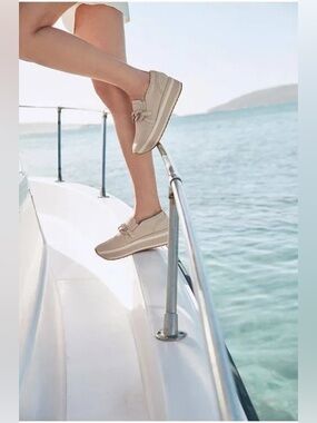 Dolce Vita Beige Lace-Up Platform